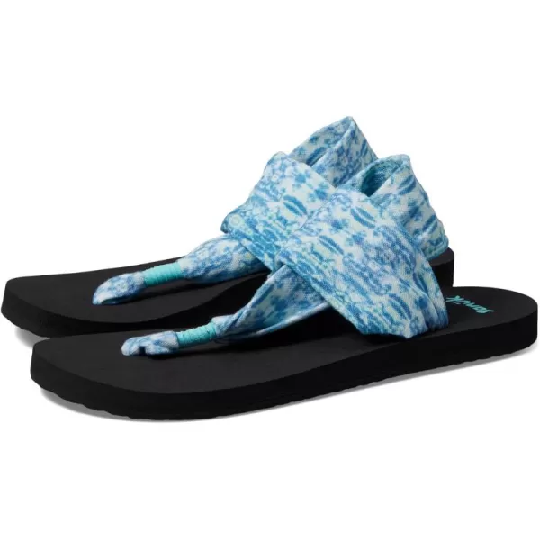 Sanuk Sling Soft TopKaleidoscope Blue Green