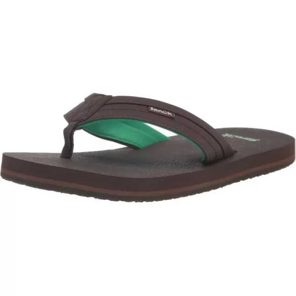 Sanuk UnisexChild Ziggy FlipFlopBrown
