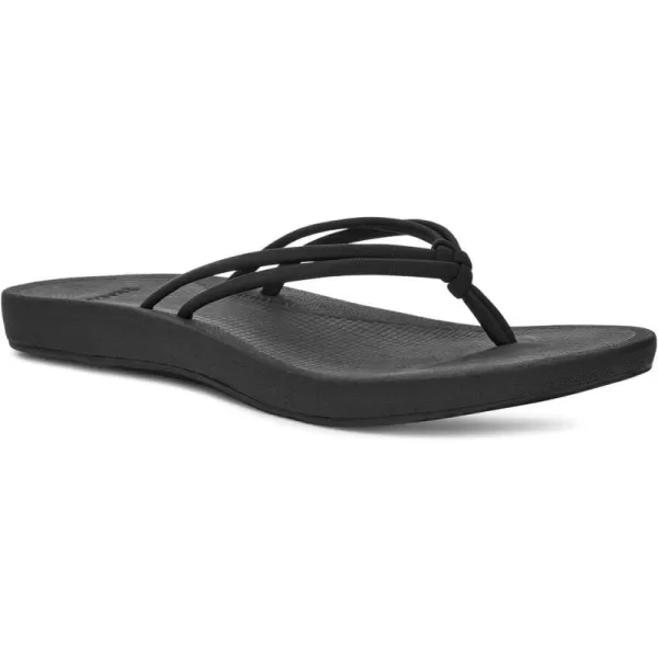 Sanuk Womens Cosmic Sands FlipFlopBlack
