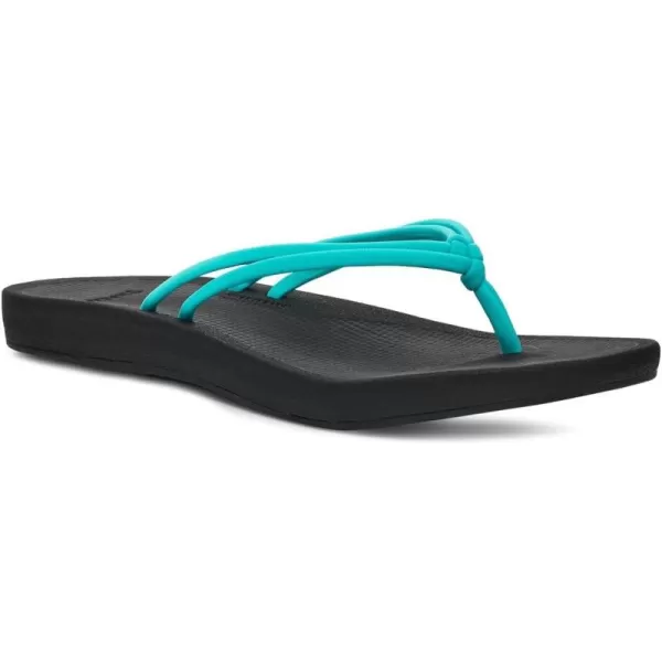 Sanuk Womens Cosmic Sands FlipFlopTurquoise