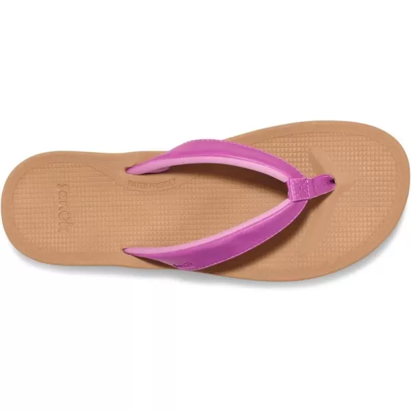 Sanuk Womens Cosmic Shores FlipFlopPurple Rosebud