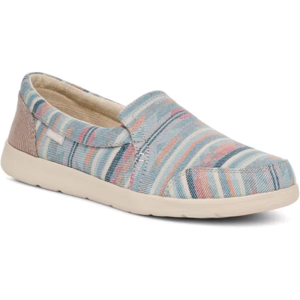 Sanuk Womens Hangout Lite Blanket Loafer FlatBlue Multi