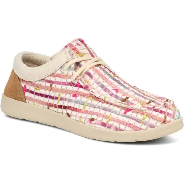 Sanuk Womens Shaka Lite 2 Watercolor Loafer FlatPinkGold