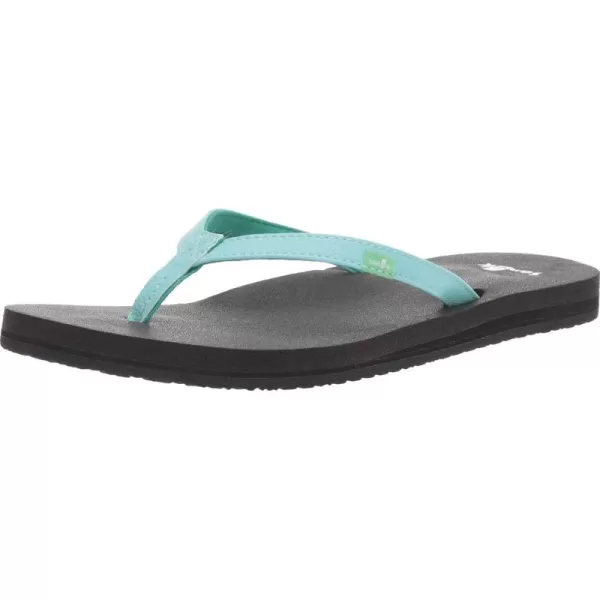 Sanuk Womens Yoga Joy Sparkle FlipFlopAngel Blue