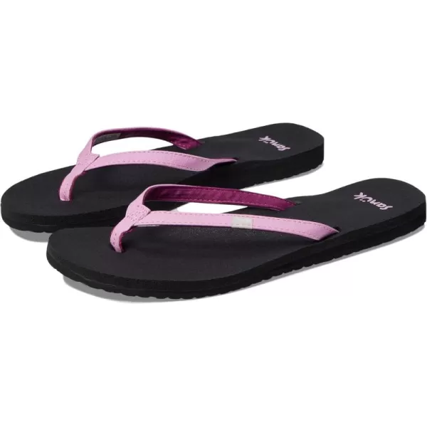 Sanuk Womens Yoga Joy Sparkle FlipFlopLilac Chiffon