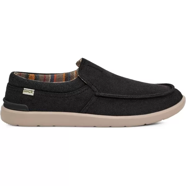 Sanuk Mens Sidewalk Surfer Lite 2 Sl LoaferBlack