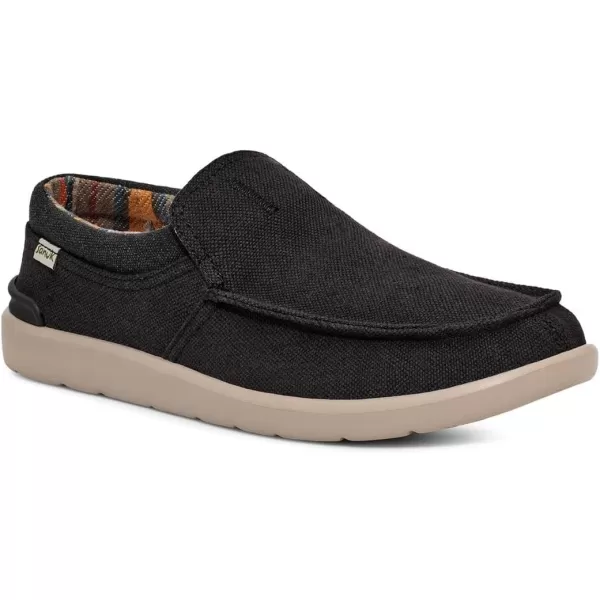 Sanuk Mens Sidewalk Surfer Lite 2 Sl LoaferBlack