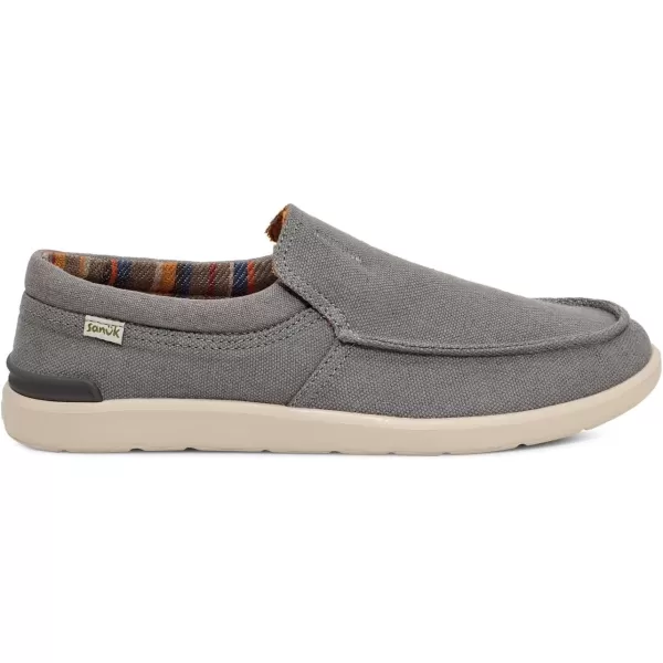 Sanuk Mens Sidewalk Surfer Lite 2 Sl LoaferCharcoal