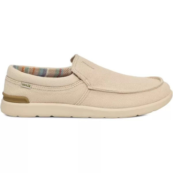 Sanuk Mens Sidewalk Surfer Lite 2 Sl LoaferOatmilk