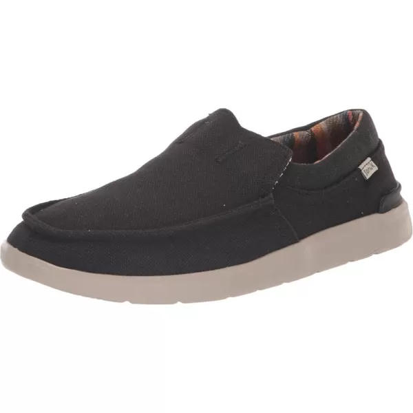 Sanuk Mens Sidewalk Surfer Lite 2 Sl LoaferBlack