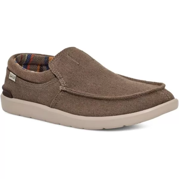 Sanuk Mens Sidewalk Surfer Lite 2 Sl LoaferBrown
