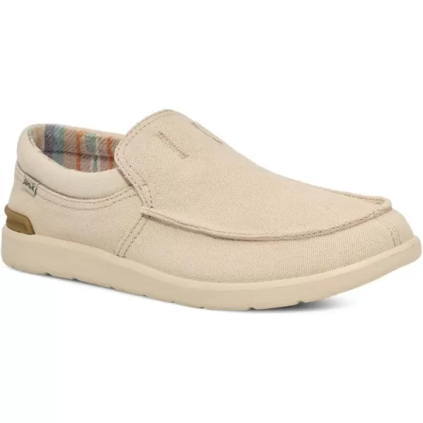 Sanuk Mens Sidewalk Surfer Lite 2 Sl LoaferOatmilk