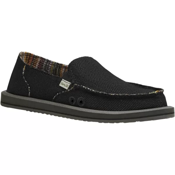 Sanuk Womens Donna HempBlack