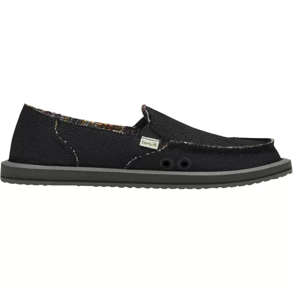 Sanuk Womens Donna HempBlack