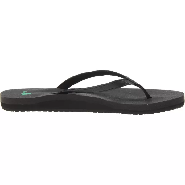 Sanuk Womens Yoga Joy Sparkle FlipFlopBlack