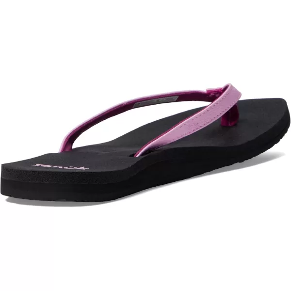 Sanuk Womens Yoga Joy Sparkle FlipFlopLilac Chiffon