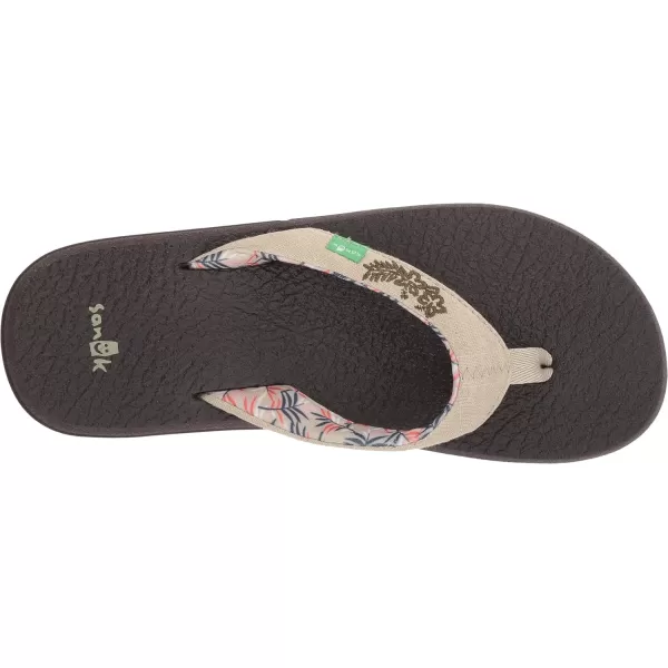 Sanuk Womens Yoga Paradise 2Natural Paradise Palms