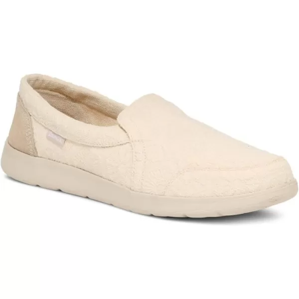 Sanuk Womens Hangout Lite Hex Loafer FlatWhite