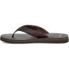 imageSanuk Yoga Mat II  Flip Flops for Women  Yoga Sandals For Women  Memory Foam FootbedBrown