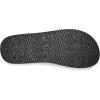 imageSanuk Yoga Mat II  Flip Flops for Women  Yoga Sandals For Women  Memory Foam FootbedCharcoal