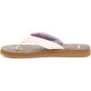 imageSanuk Yoga Mat II  Flip Flops for Women  Yoga Sandals For Women  Memory Foam FootbedWhite
