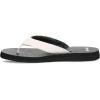 imageSanuk Yoga Mat II  Flip Flops for Women  Yoga Sandals For Women  Memory Foam FootbedWhiteBlack