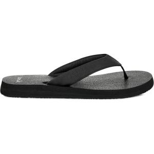 imageSanuk Yoga Mat II  Flip Flops for Women  Yoga Sandals For Women  Memory Foam FootbedEbony