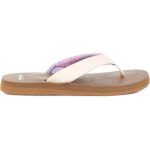 imageSanuk Yoga Mat II  Flip Flops for Women  Yoga Sandals For Women  Memory Foam FootbedWhite