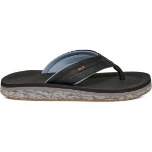 imageSanuk Mens Tide Rush  Flip Flops for Men  Mens Sandals  Beach Sandals  Water Friendly ampamp Lightweight  Comfort FootbedBlack