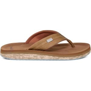 imageSanuk Mens Tide Rush  Flip Flops for Men  Mens Sandals  Beach Sandals  Water Friendly ampamp Lightweight  Comfort FootbedTan