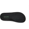 imageSanuk On the Rocks Mens Beach Sandals  Flip Flops for Men  Quick Dry FlipFlop Slides  Supportive ampamp Lightweight  Arch Support FootbedBlack