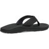 imageSanuk On the Rocks Mens Beach Sandals  Flip Flops for Men  Quick Dry FlipFlop Slides  Supportive ampamp Lightweight  Arch Support FootbedBlack