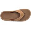 imageSanuk On the Rocks Mens Beach Sandals  Flip Flops for Men  Quick Dry FlipFlop Slides  Supportive ampamp Lightweight  Arch Support FootbedTan