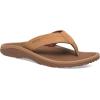 imageSanuk On the Rocks Mens Beach Sandals  Flip Flops for Men  Quick Dry FlipFlop Slides  Supportive ampamp Lightweight  Arch Support FootbedTan