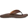imageSanuk On the Rocks Mens Beach Sandals  Flip Flops for Men  Quick Dry FlipFlop Slides  Supportive ampamp Lightweight  Arch Support FootbedChocolate
