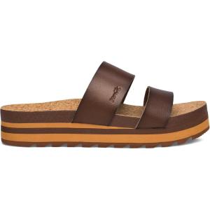 imageSanuk Womens AltItude  Platform Sandals Women  Womens Fashion Slide Sandals  Molded Footbed with Arch SupportEspresso