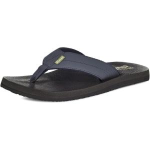 imageSanuk Mens Beer Cozy Coaster FlipFlopNavy