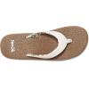 imageSanuk Yoga Mat Vintage Floral  Flip Flops for Women  Yoga Sandals For Women  Womens Beach Sandals  Memory Foam FootbedWhite