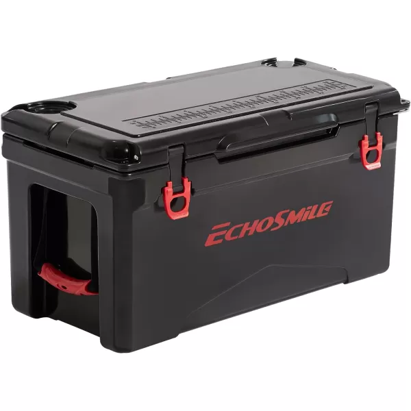 EchoSmile 303540 Quart Rotomolded Cooler 5 Days Protale Ice Cooler Ice Chest Suit for BBQ Camping Pincnic and Other Outdoor ActivitiesBlack