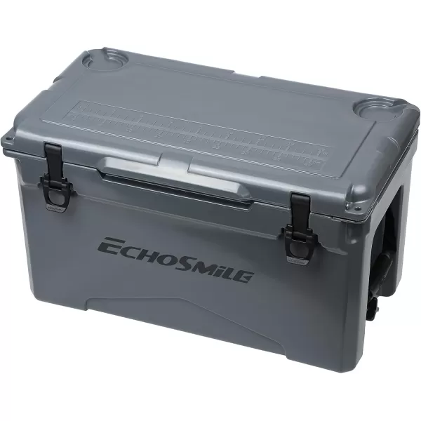 EchoSmile 303540 Quart Rotomolded Cooler 5 Days Protale Ice Cooler Ice Chest Suit for BBQ Camping Pincnic and Other Outdoor ActivitiesGrey