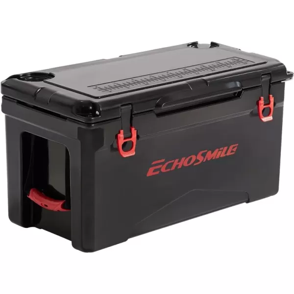 EchoSmile 303540 Quart Rotomolded Cooler 5 Days Protale Ice Cooler Ice Chest Suit for BBQ Camping Pincnic and Other Outdoor ActivitiesBlack