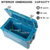 imageEchoSmile 253035406075 Quart Rotomolded Cooler Built to Stand up to The Rigors of The JourneyBlue