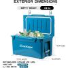 imageEchoSmile 253035406075 Quart Rotomolded Cooler Built to Stand up to The Rigors of The JourneyBlue