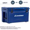 imageEchoSmile 253035406075 Quart Rotomolded Cooler Built to Stand up to The Rigors of The JourneyDark Blue