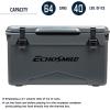 imageEchoSmile 253035406075 Quart Rotomolded Cooler Built to Stand up to The Rigors of The JourneyGray