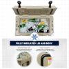 imageEchoSmile 253035406075 Quart Rotomolded Cooler Built to Stand up to The Rigors of The JourneyKhaki