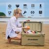 imageEchoSmile 253035406075 Quart Rotomolded Cooler Built to Stand up to The Rigors of The JourneyKhaki