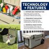 imageEchoSmile 253035406075 Quart Rotomolded Cooler Built to Stand up to The Rigors of The JourneyKhaki