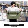imageEchoSmile 253035406075 Quart Rotomolded Cooler Built to Stand up to The Rigors of The JourneyOlive Green
