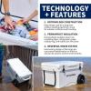 imageEchoSmile 253035406075 Quart Rotomolded Cooler Built to Stand up to The Rigors of The JourneyWhite